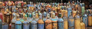 Gas Cylinders photo by Chris Jordan